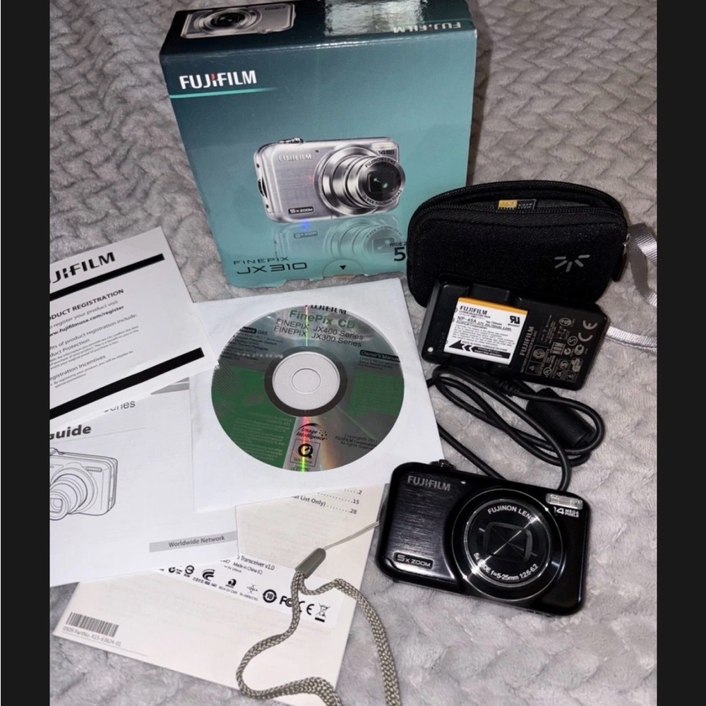 Fujifilm Black Digital Camera with Accessories